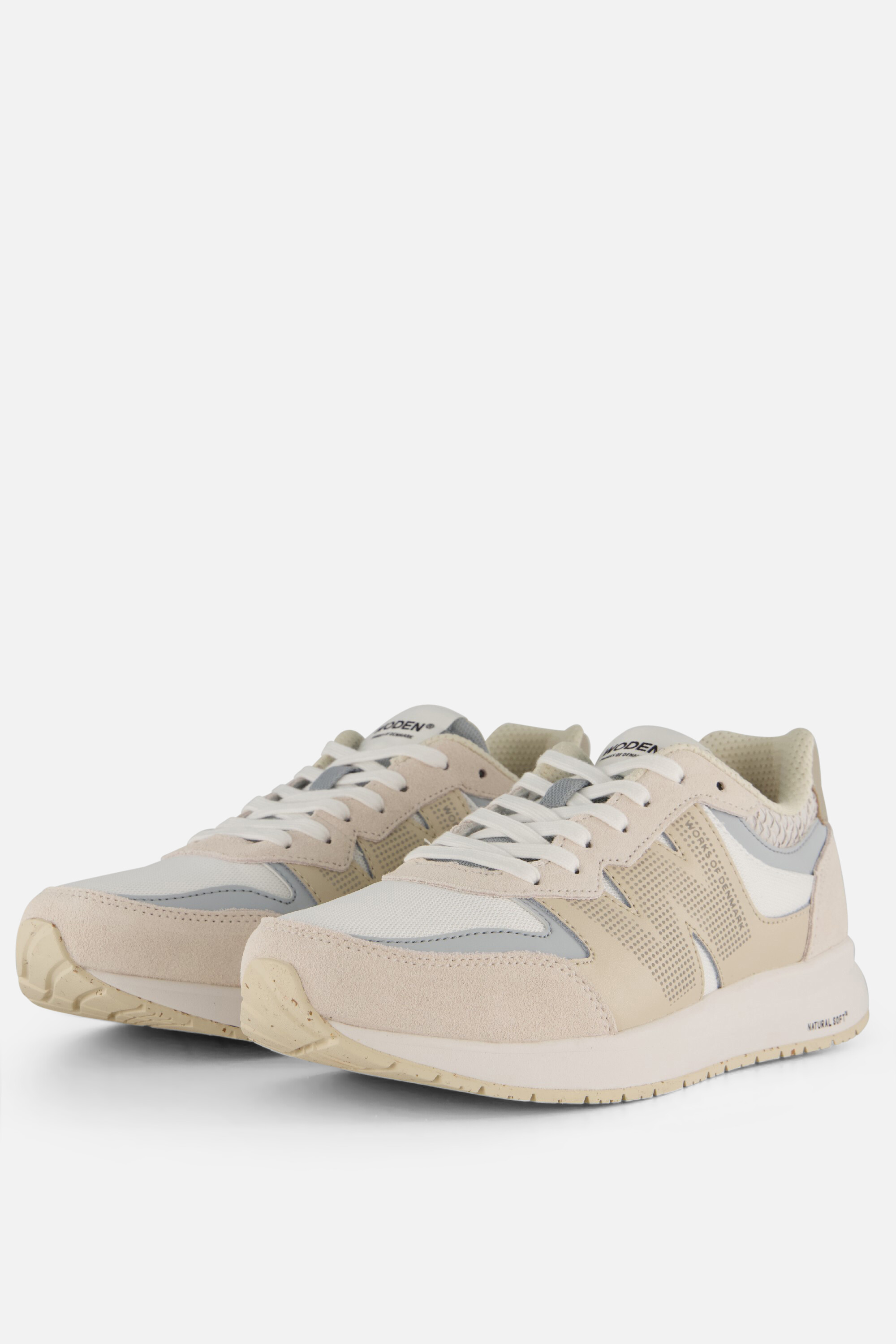 Woden Rigmor Sneakers beige Leer, foto 2