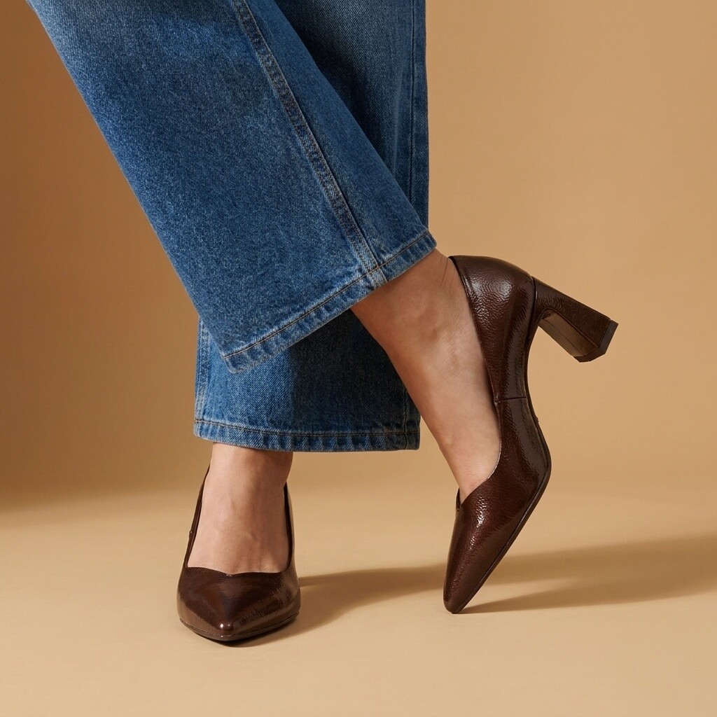Tamaris Tamaris Pumps bruin Lak