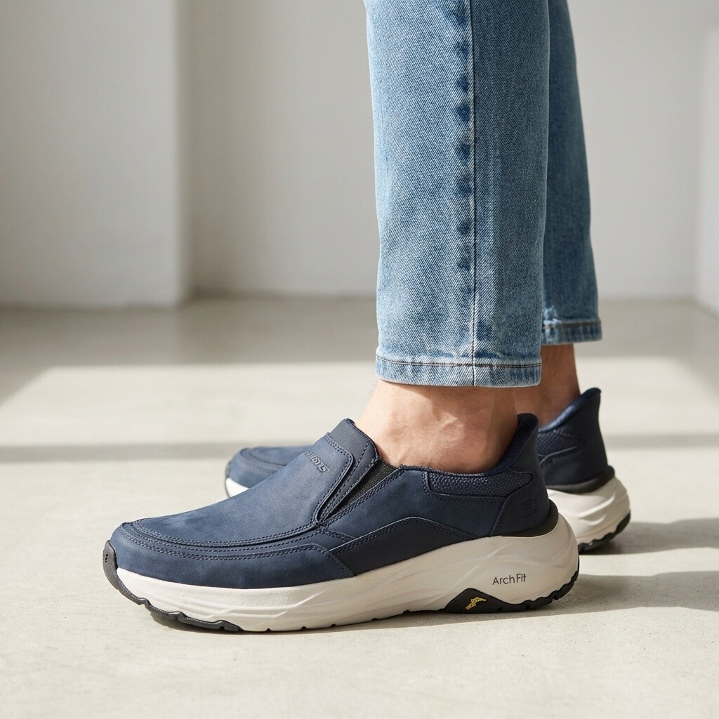 Skechers Skechers Arch Fit Maverick Instappers blauw