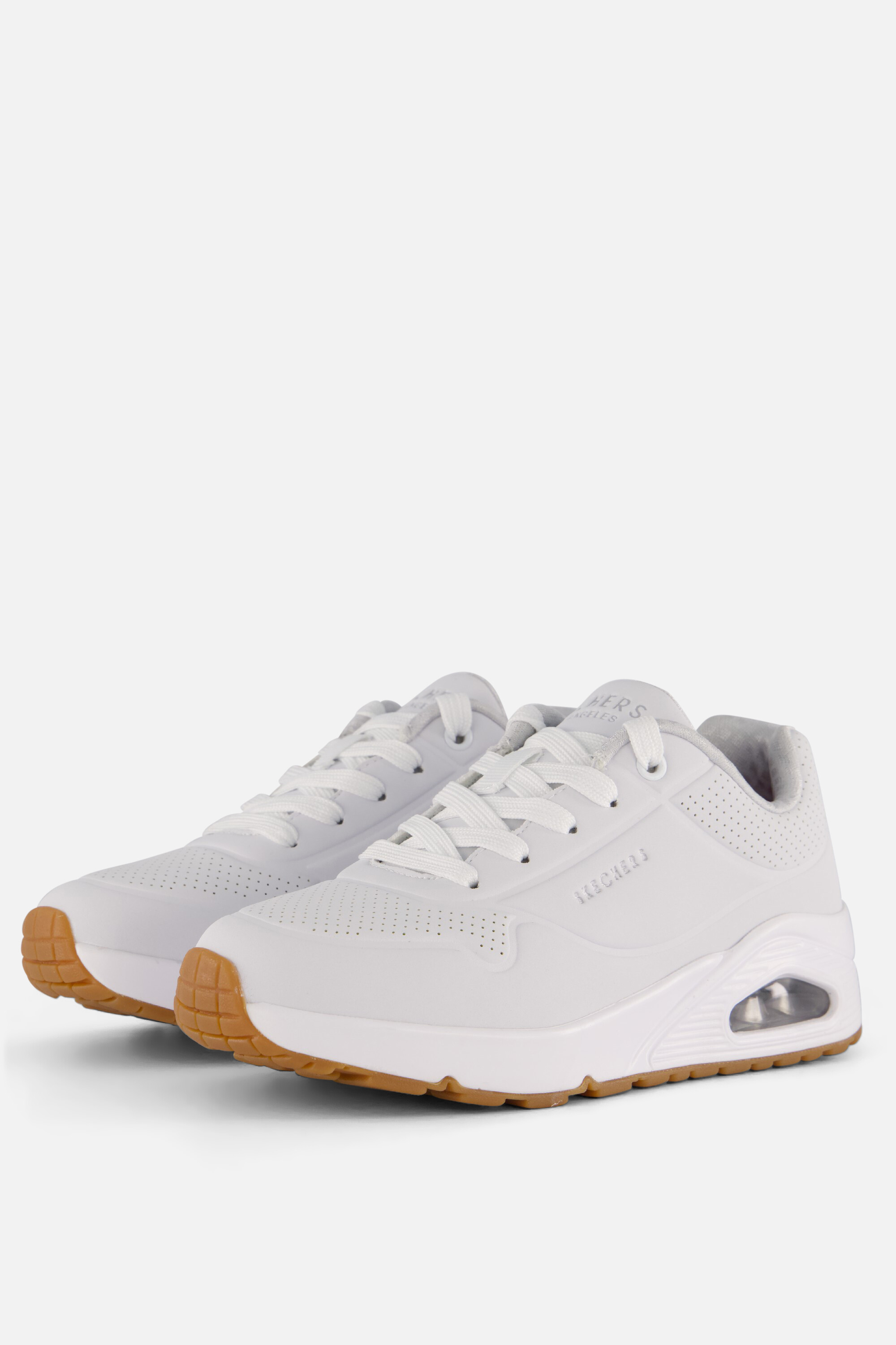 Skechers Skechers Uno Air Blitz sneakers wit Imitatieleer