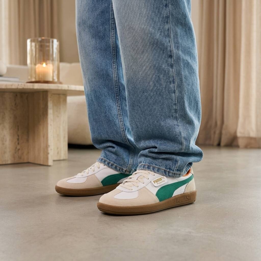 Puma Puma Palermo Lth Sneakers wit Suede