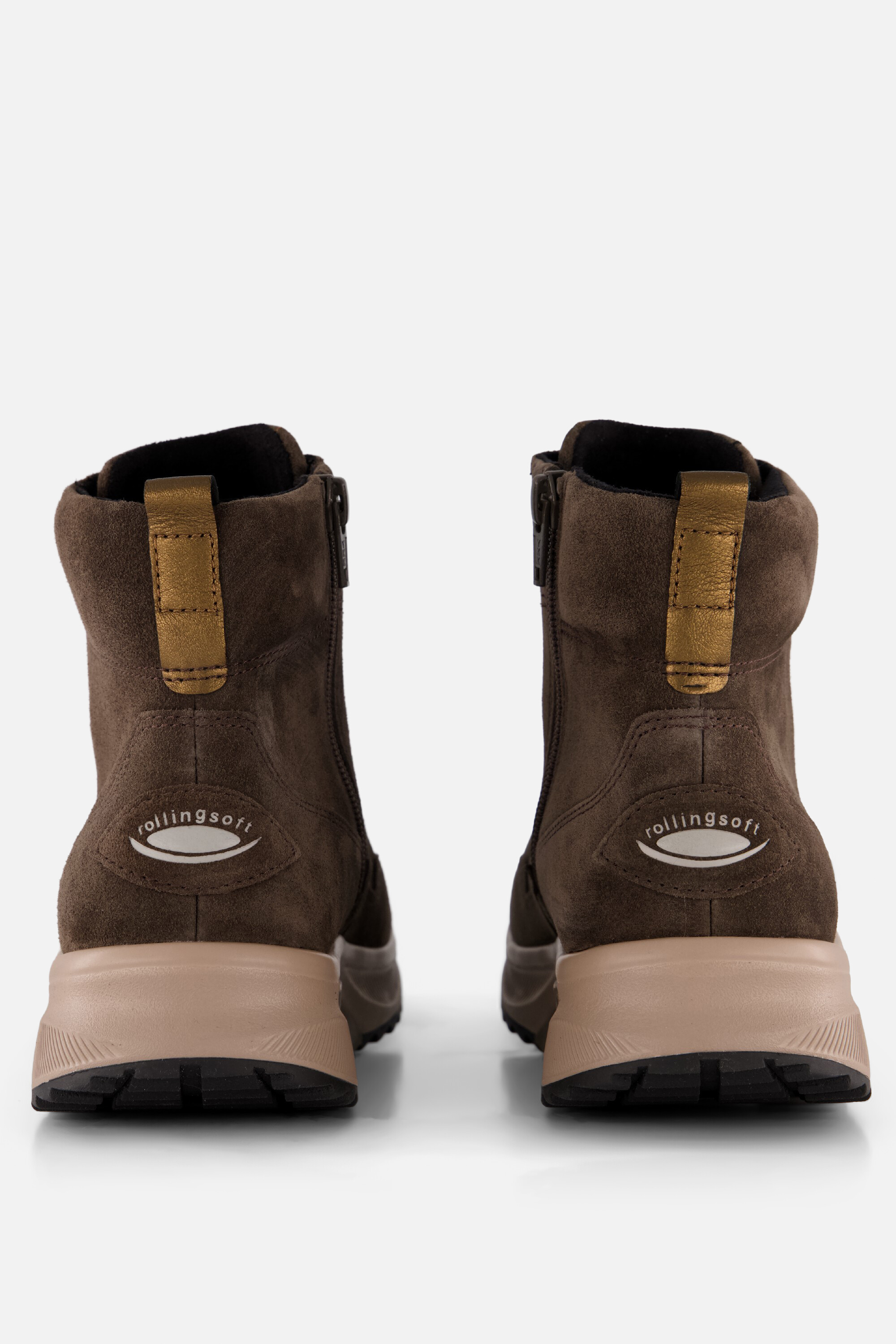 Gabor Rollingsoft Veterboots bruin Suede, foto 3