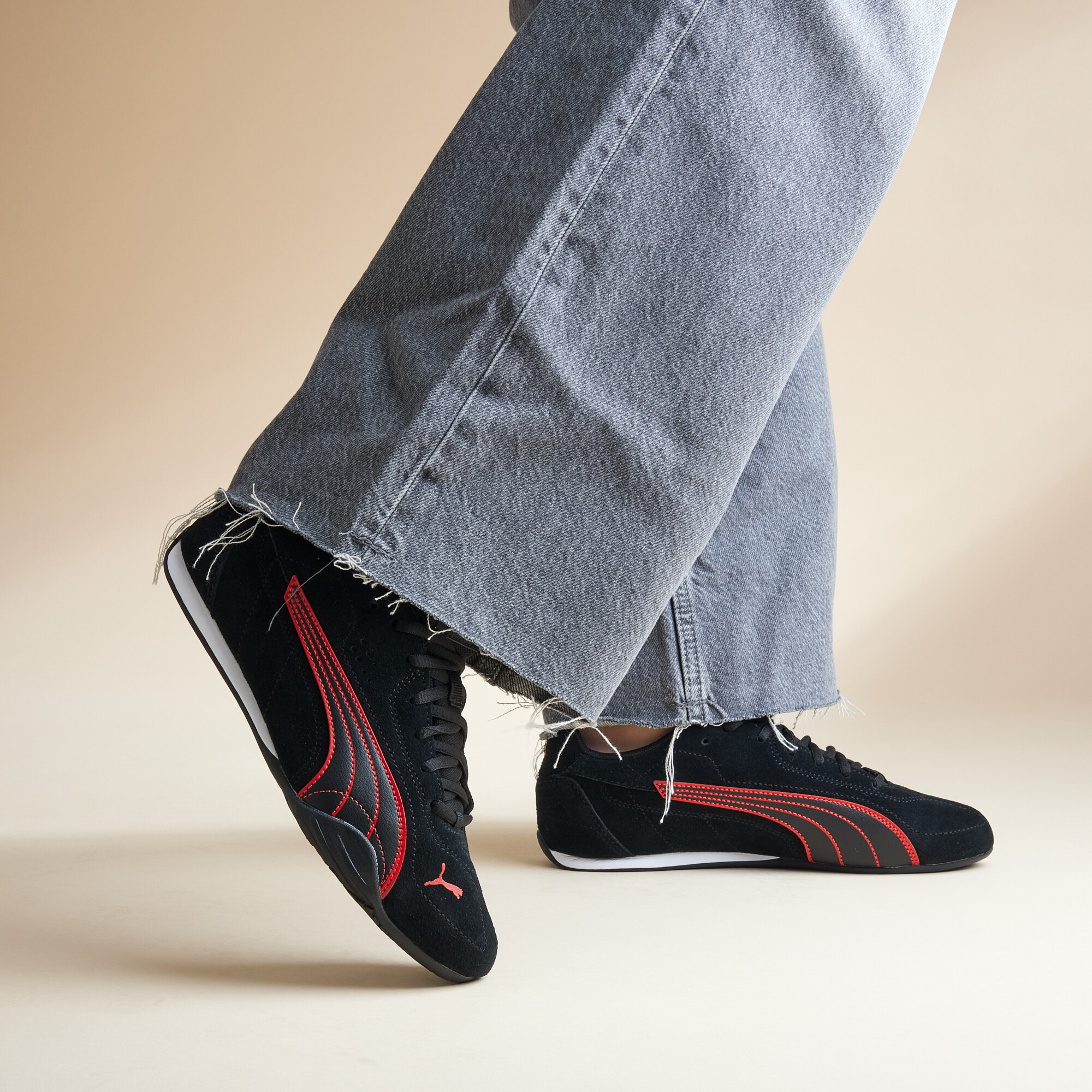 Puma Puma Catch Sneakers zwart Suede