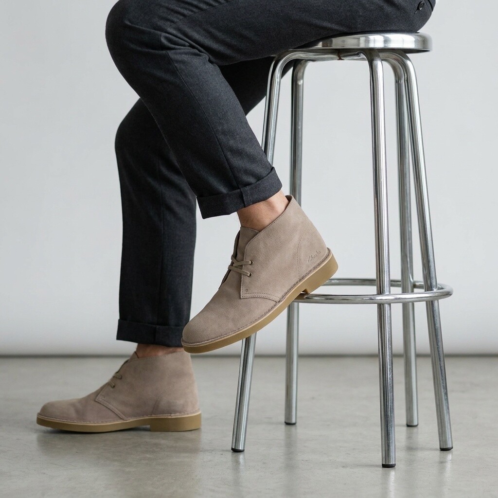 Clarks Clarks Desert Boot Evo beige Suede
