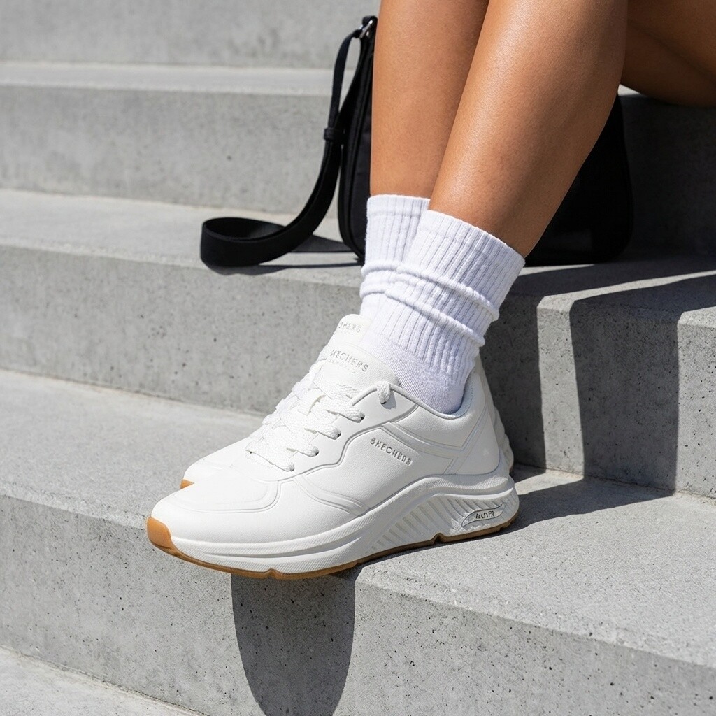 Skechers Skechers Arch Fit Sneakers wit Synthetisch