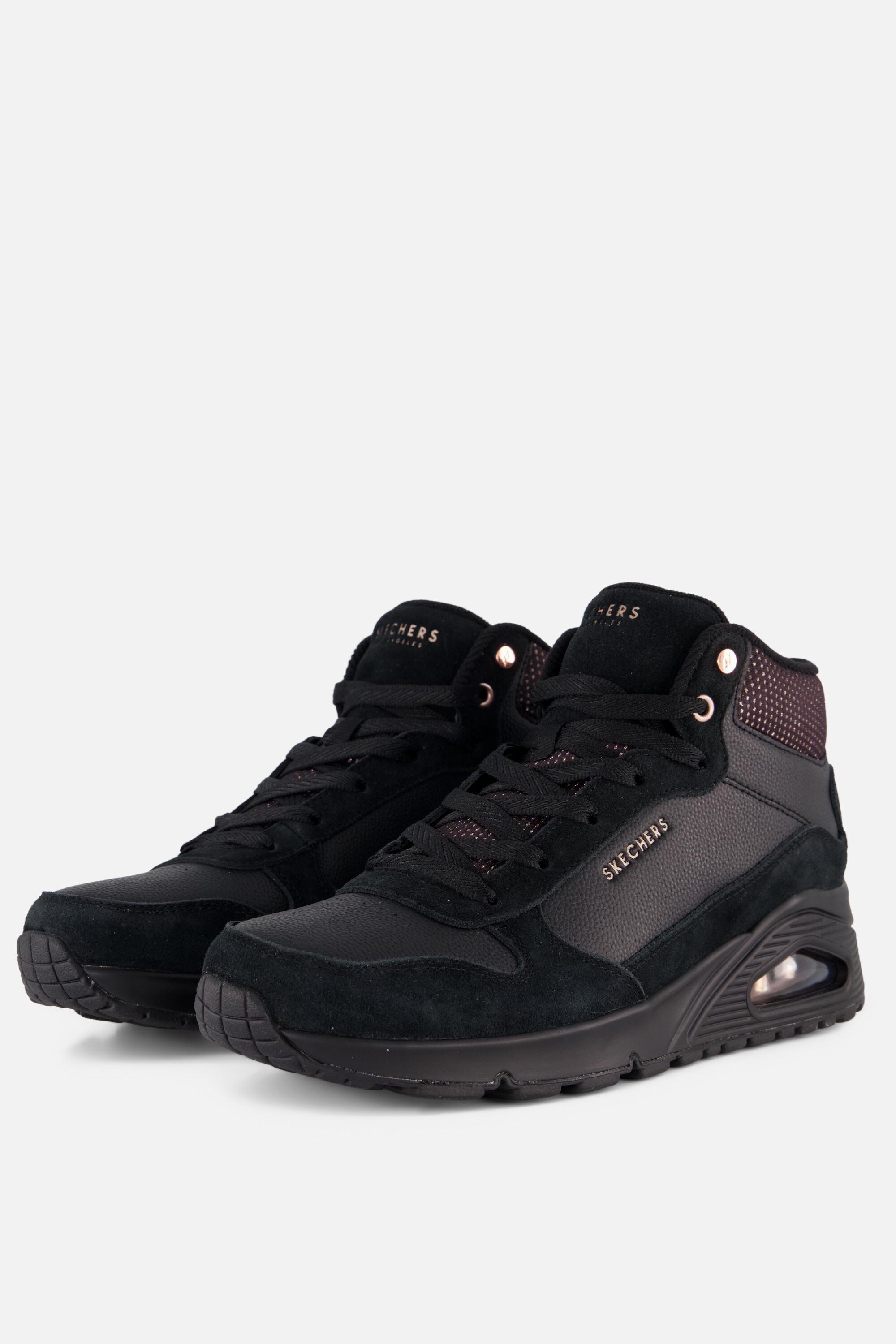 Skechers Uno Stacre Shine Veterboots zwart, foto 2