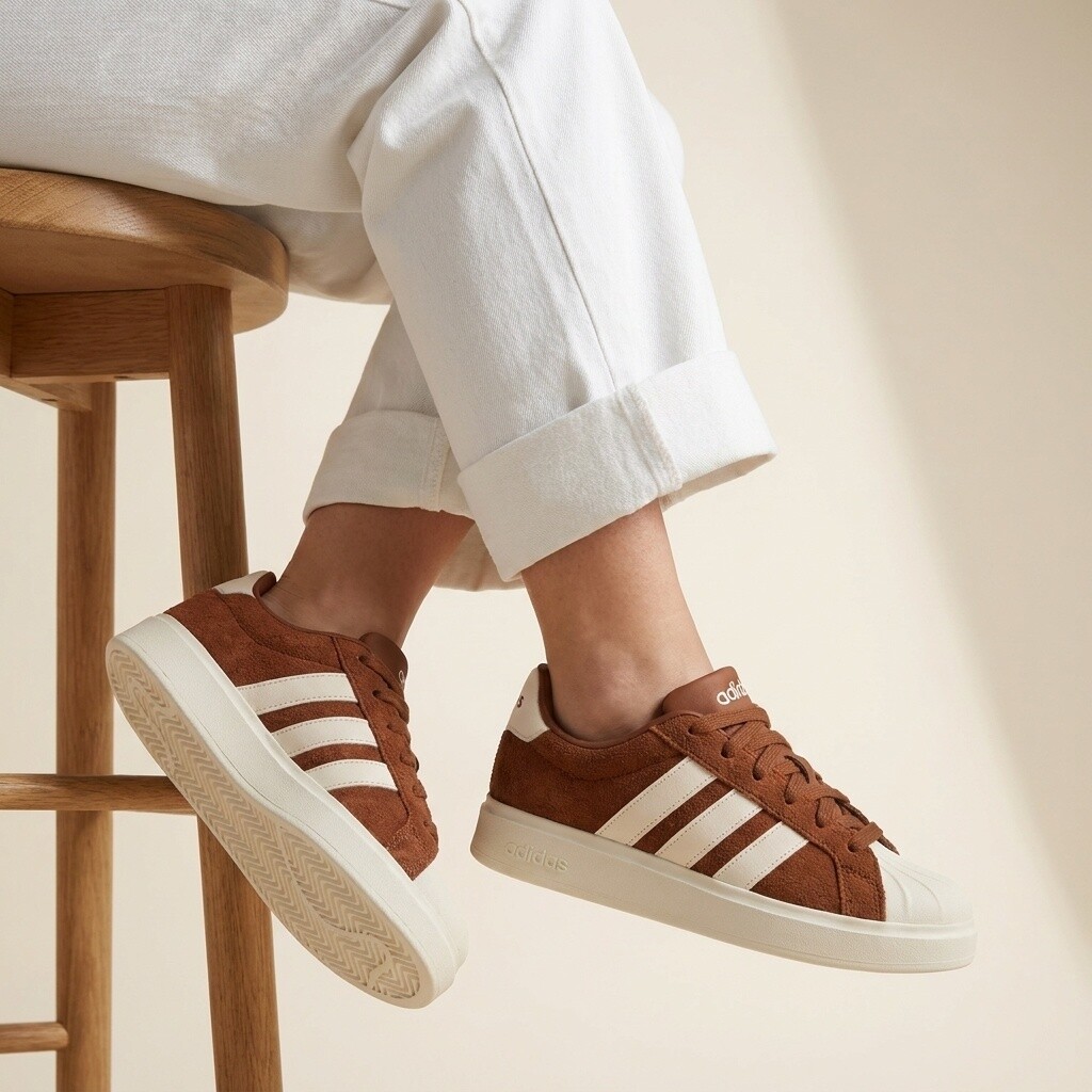 Adidas Adidas Streettalk Sneakers bruin Suede