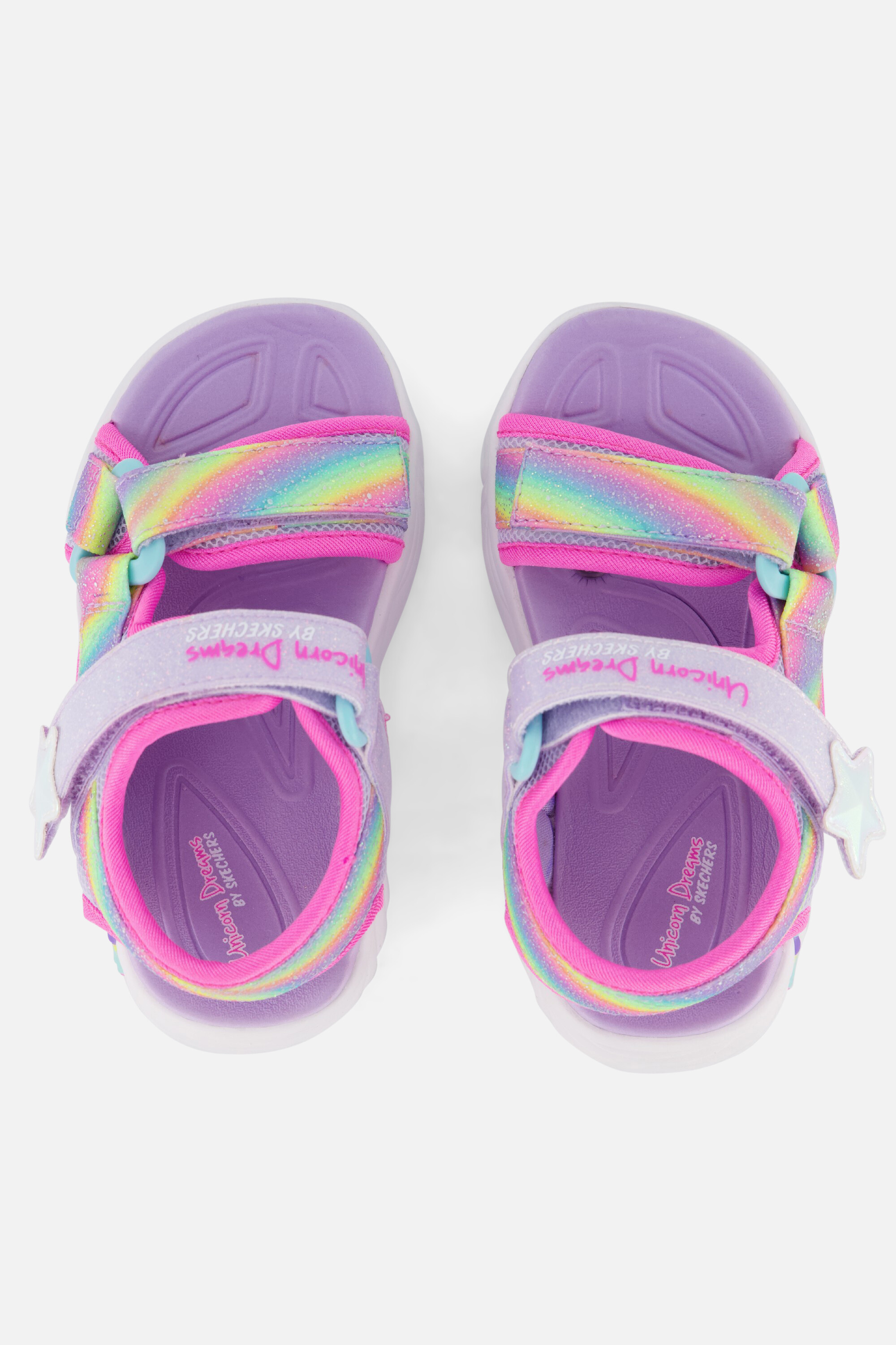 Skechers Unicorn Dreams Sandalen roze Textiel, foto 2