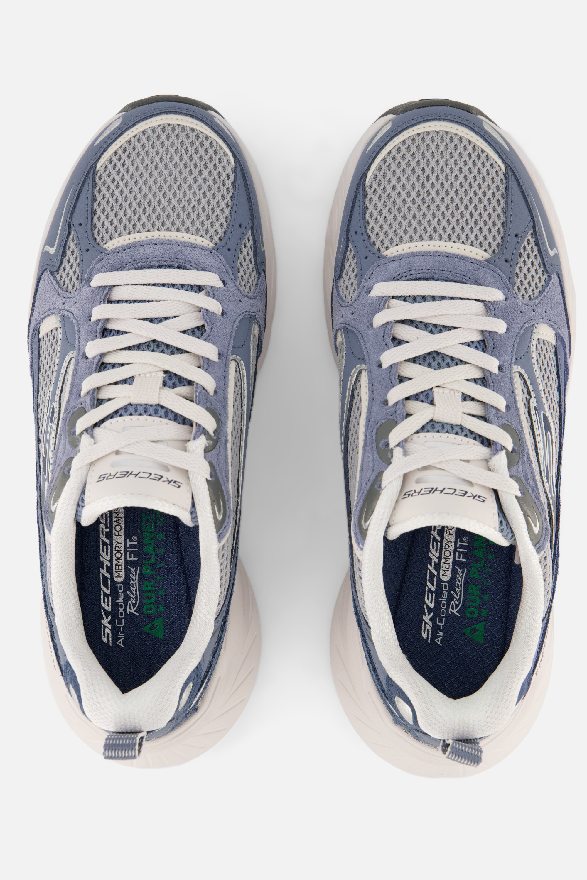 Skechers Edgeride Cool Fusion Sneakers blauw, foto 4