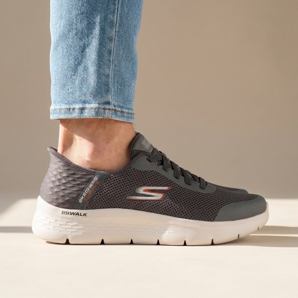 Skechers Skechers Slip-ins Go Walk Flex Instappers grijs