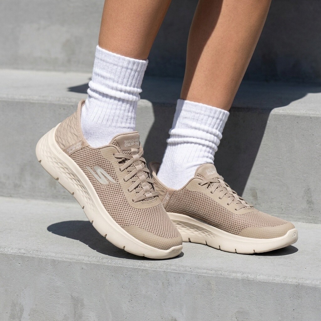 Skechers Skechers Slip-Ins Go Walk Flex Instappers taupe
