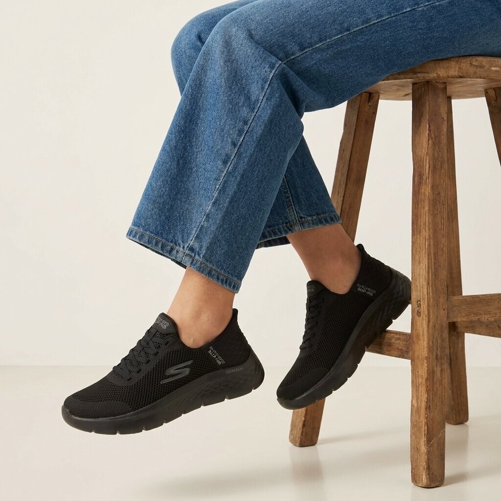 Skechers Skechers Slip-ins Go Walk Flex Instappers zwart