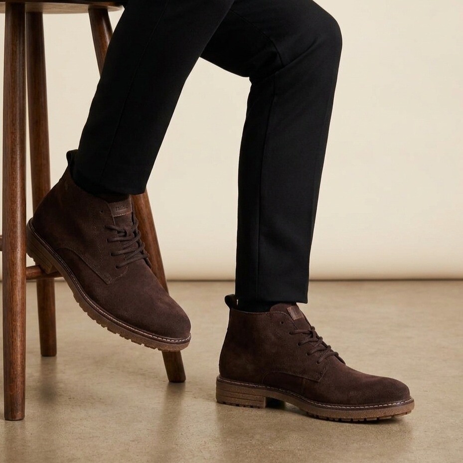 Rieker Rieker Veterboots bruin