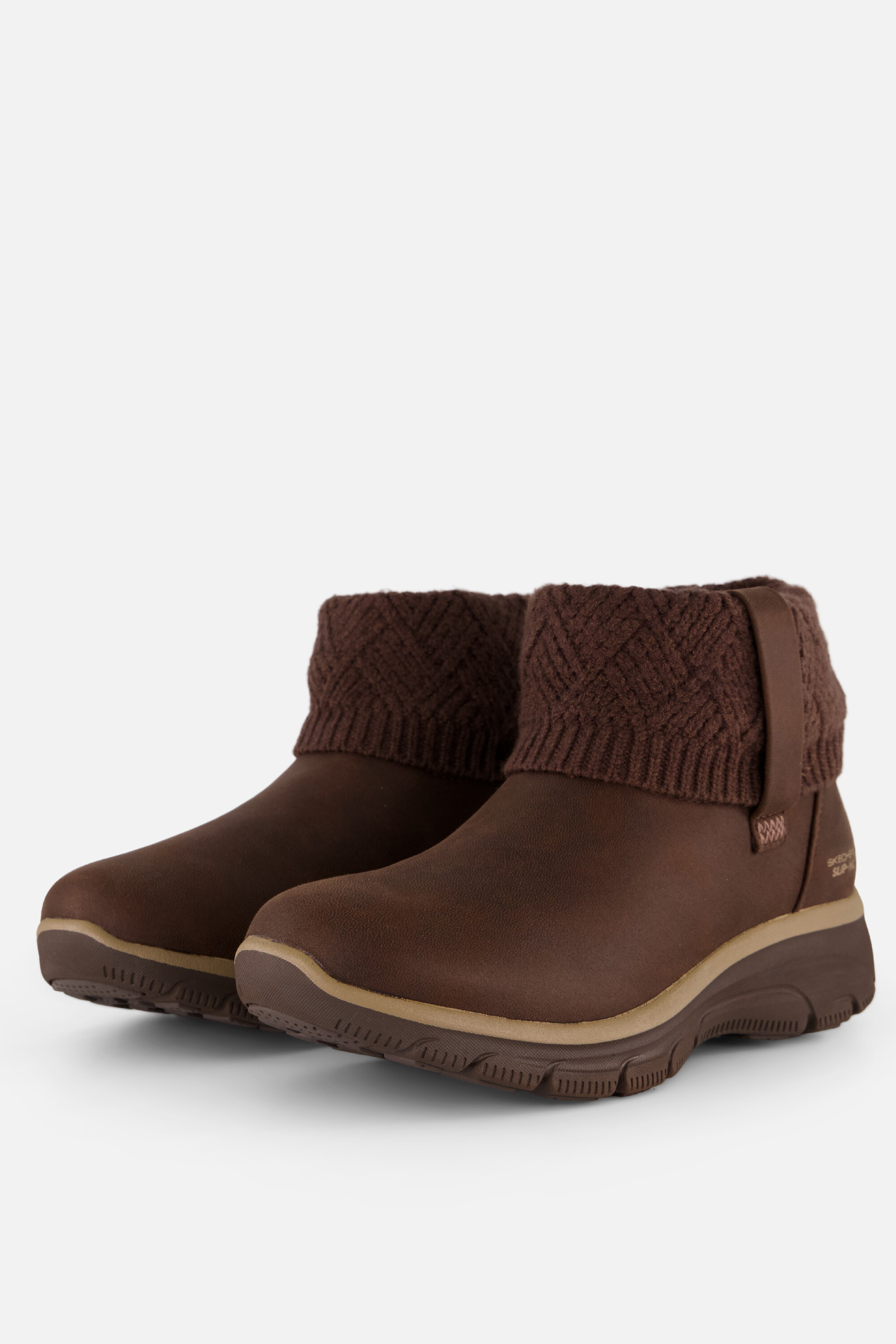 Skechers Skechers slip-ins easy going enkellaarsjes bruin