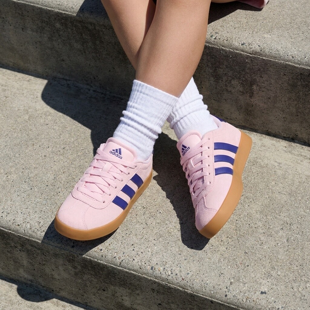Adidas Adidas VL Court 3.0 Sneakers roze Suede