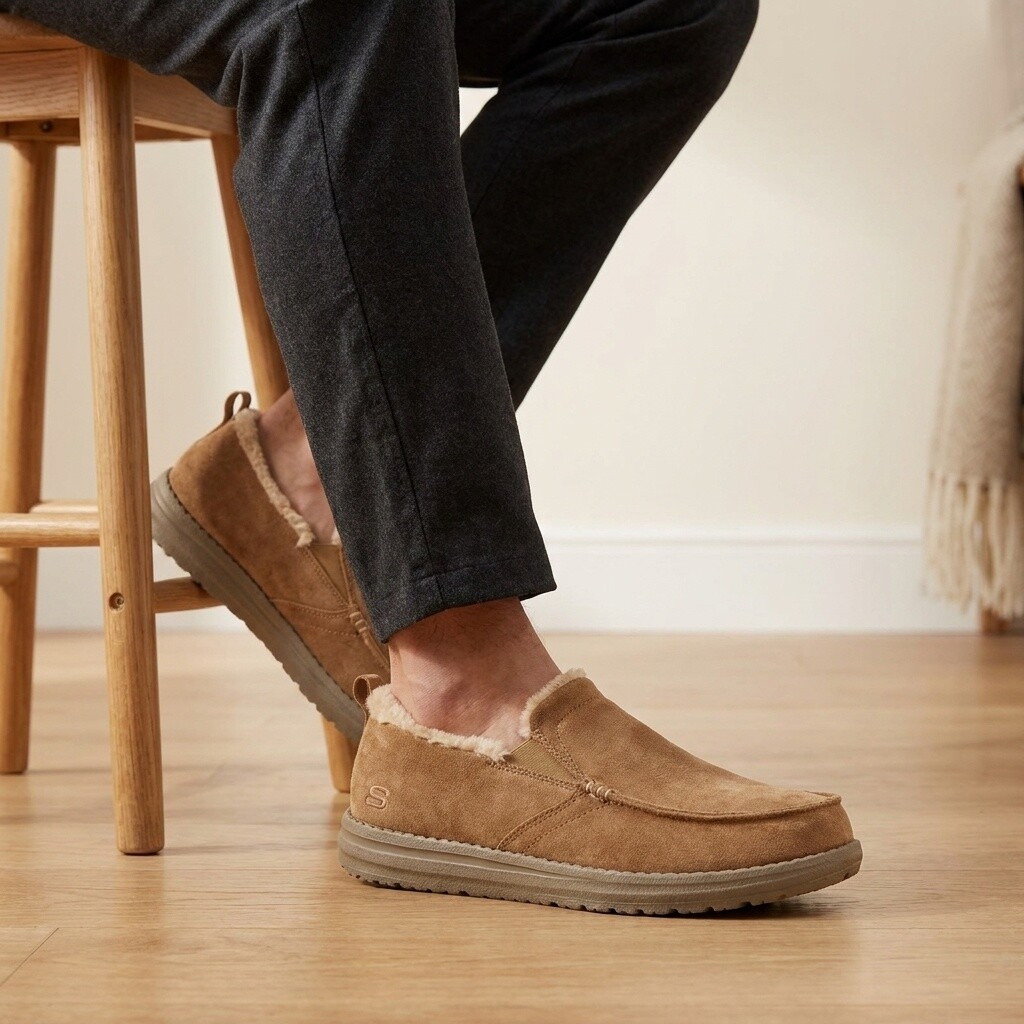 Skechers Skechers Melson Willmore Pantoffels cognac