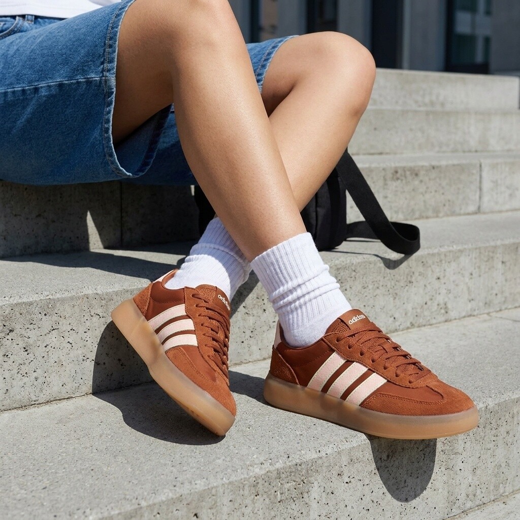 Adidas Adidas Barreda Decode Sneakers bruin Synthetisch