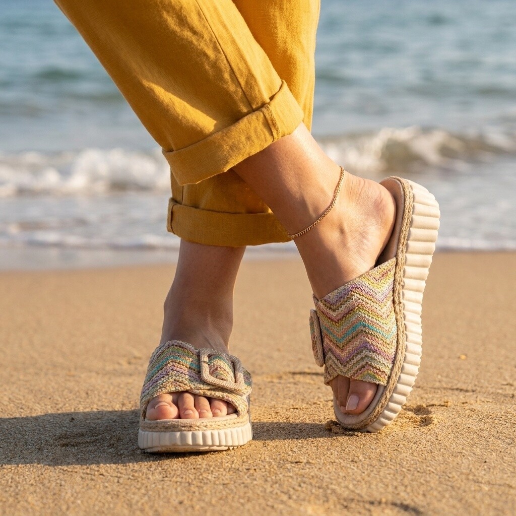 Rieker Rieker Slipper multicolor Syntetisch