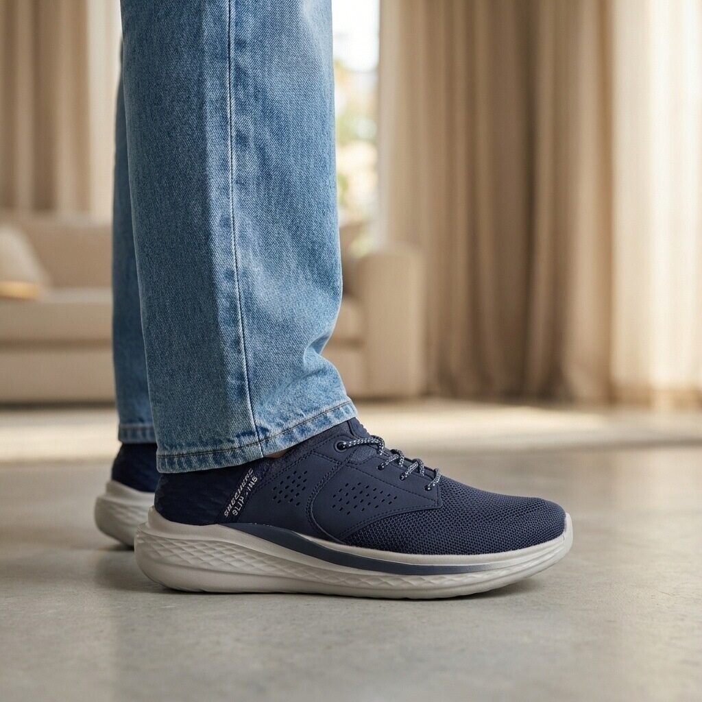 Skechers Skechers Slip-ins Slade Saster Instapper blauw