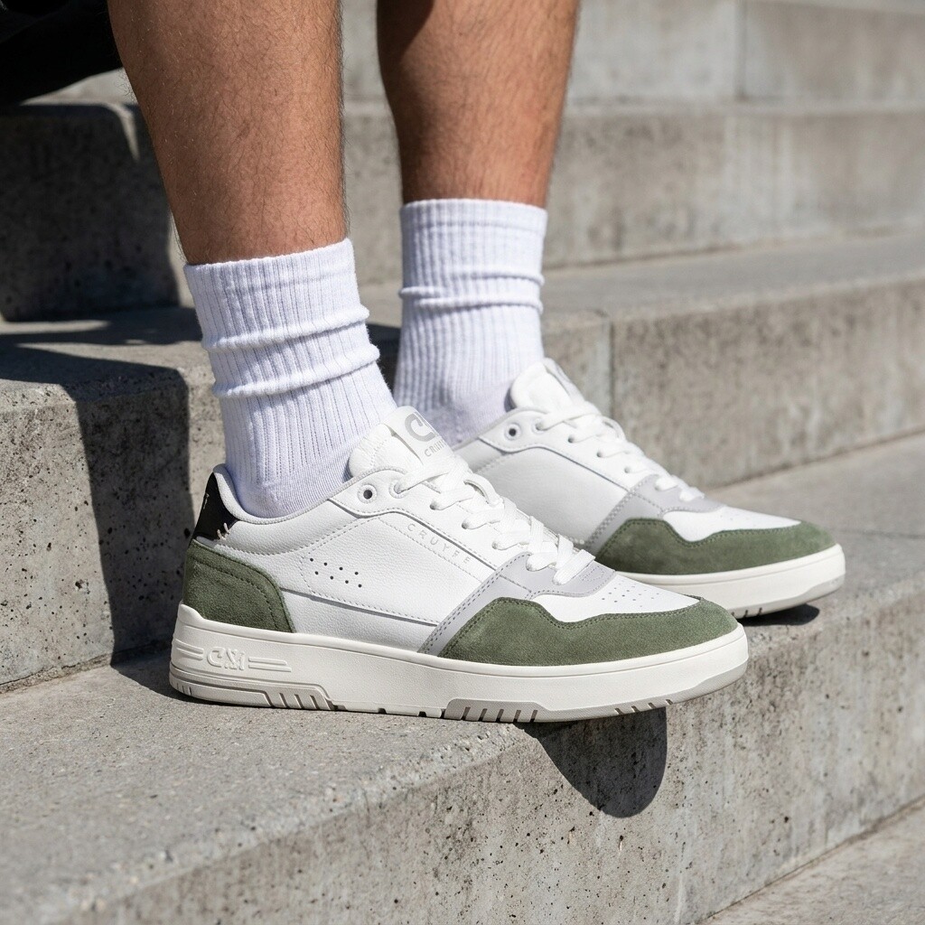 Cruyff Cruyff Endorsed Sport Sneakers wit/groen