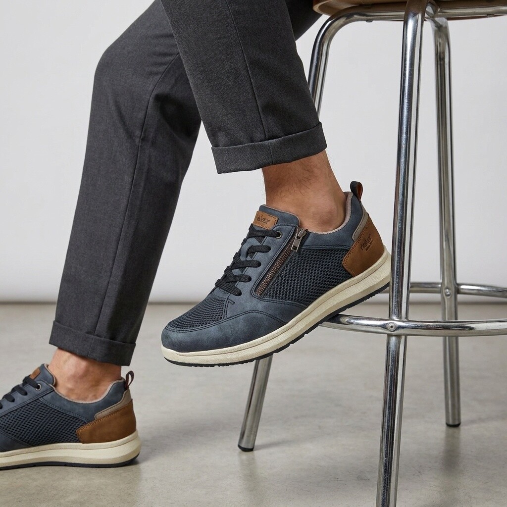 Rieker Rieker sneakers blauw Synthetisch