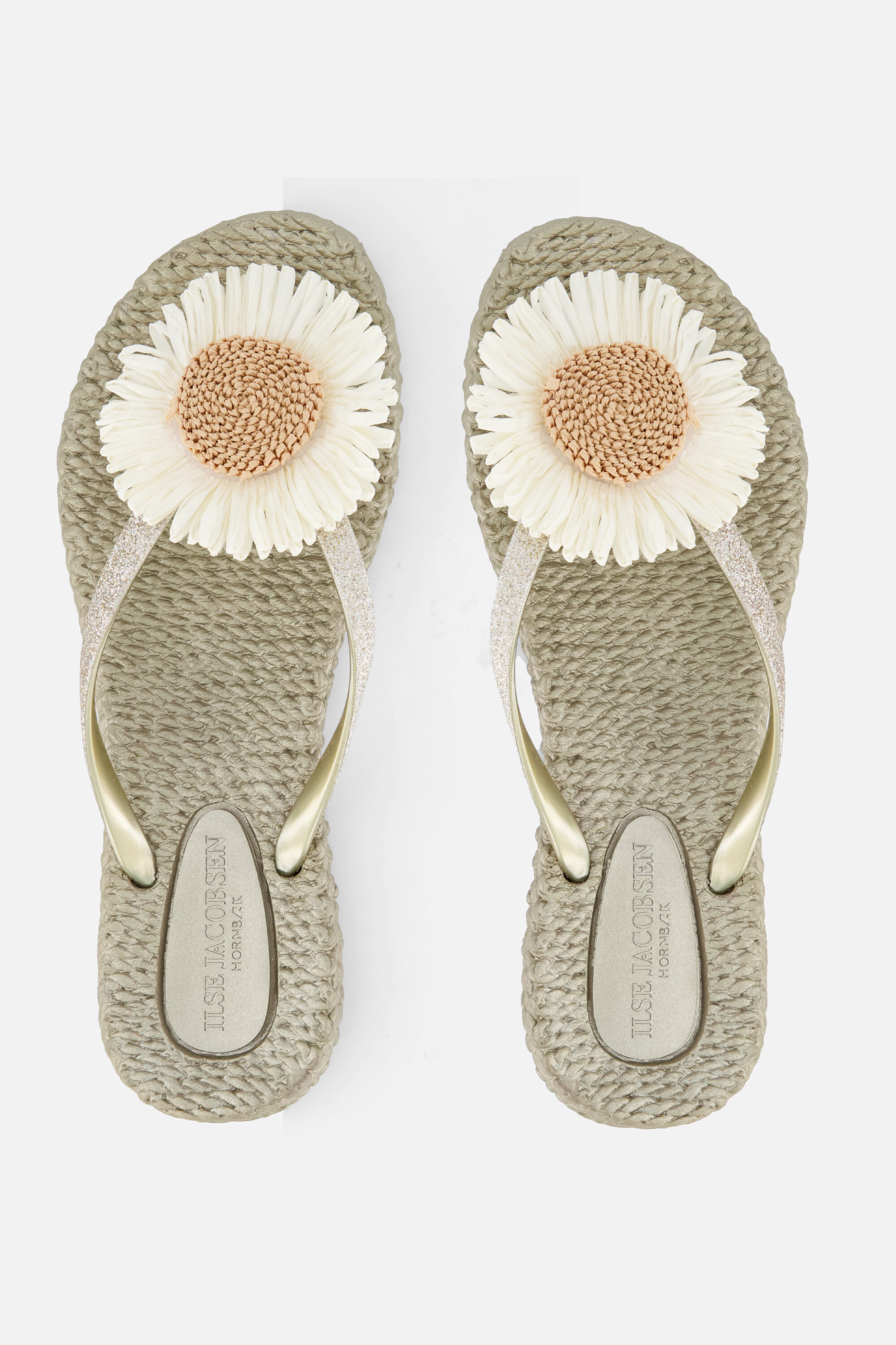 Ilse Jacobsen Slippers zilver Rubber, foto 3