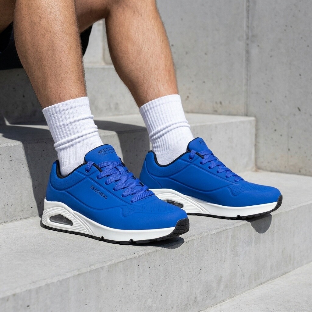Skechers Skechers Uno Stand On Air Sneakers blauw