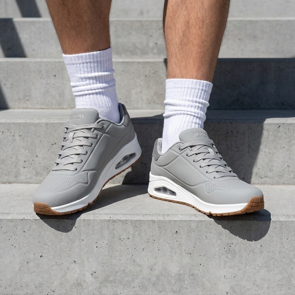 Skechers Skechers Uno Suited On Air Sneakers grijs