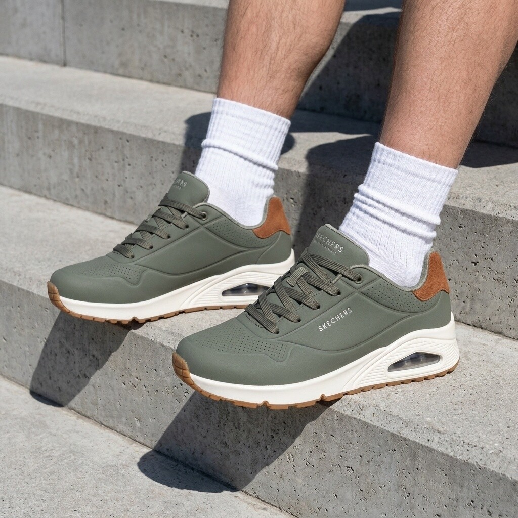 Skechers Skechers Uno Suited On Air Sneakers groen