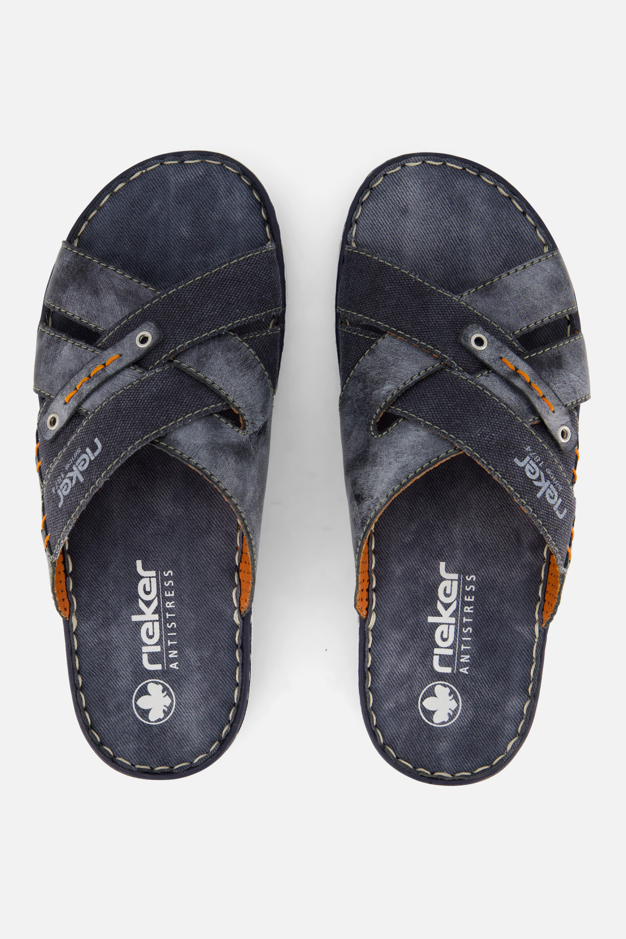 Rieker Slippers blauw Synthetisch, foto 3
