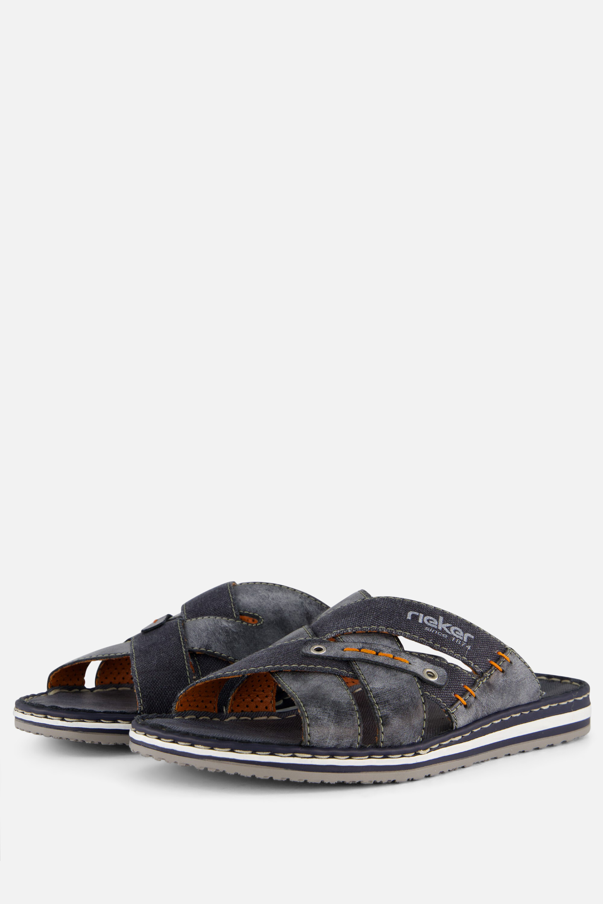 Rieker Rieker Slippers blauw Synthetisch