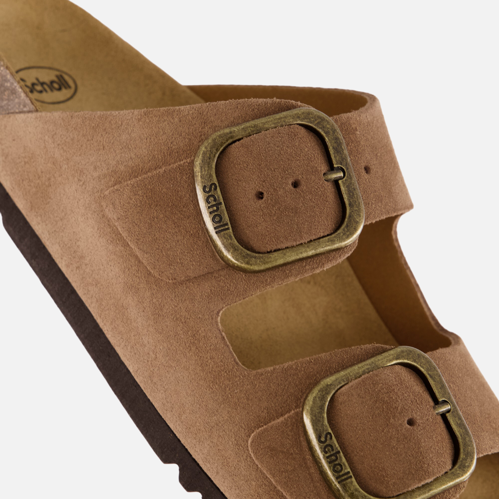 Scholl Noelle Sandalen taupe Suede, foto 5