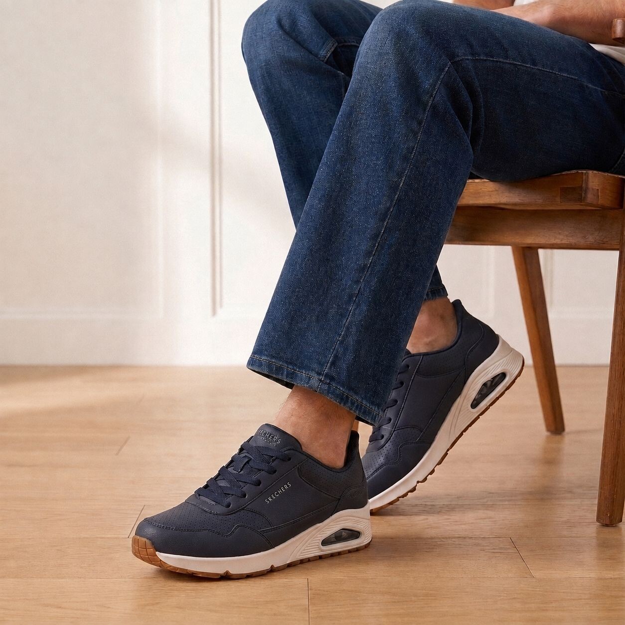 Skechers Skechers Slip-Ins Uno Instappers blauw