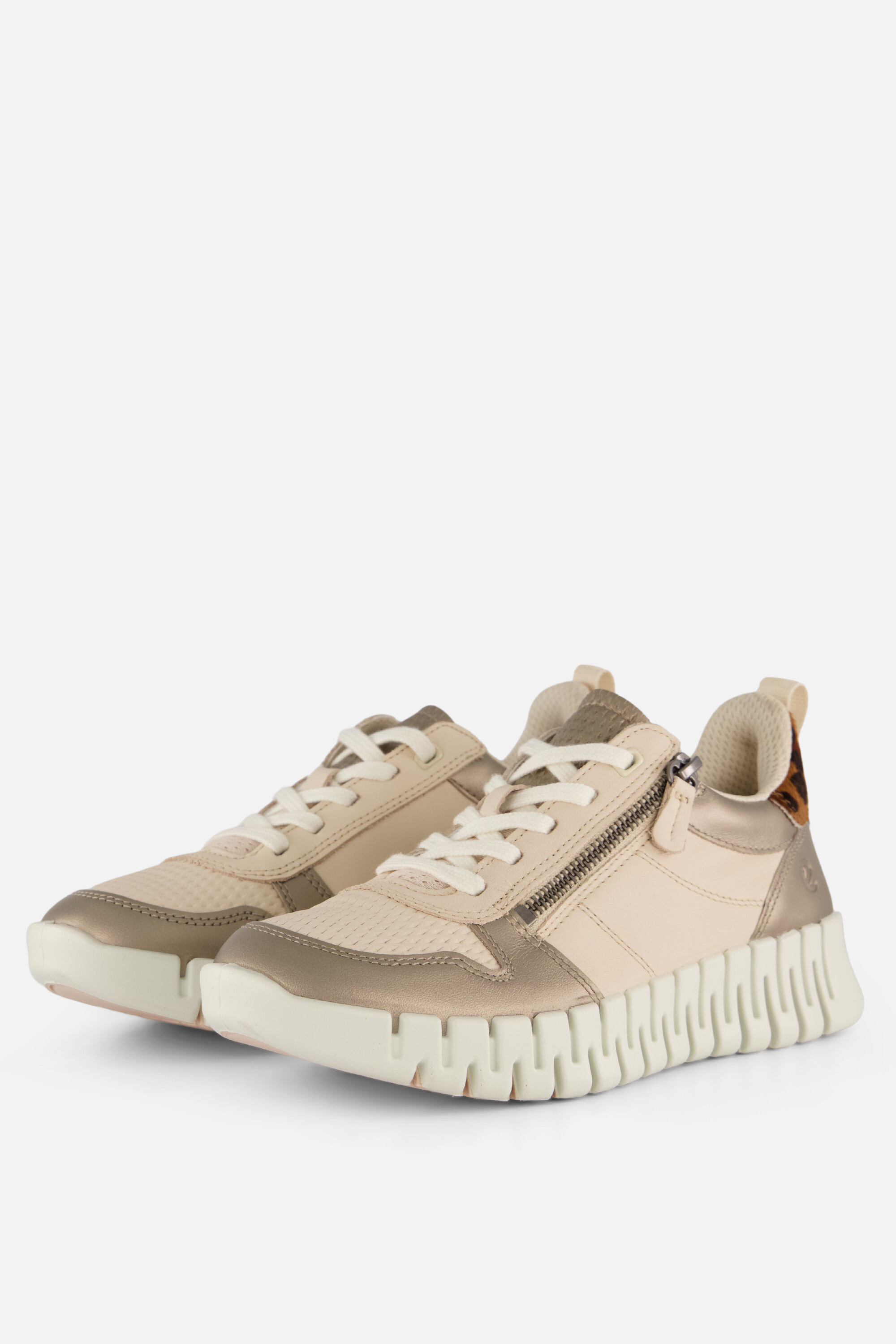 Ecco Gruuv Sneakers wit Leer, foto 2
