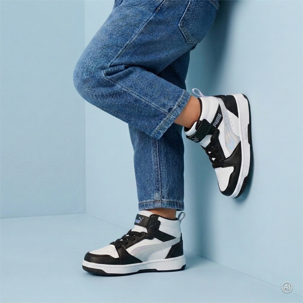 Puma Puma Rebound V6 Mid Space Belle Sneakers zwart