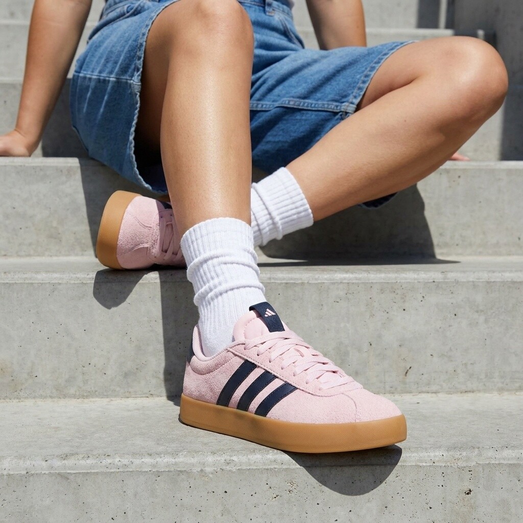 Adidas Adidas VL Court 3.0 Sneakers roze Leer