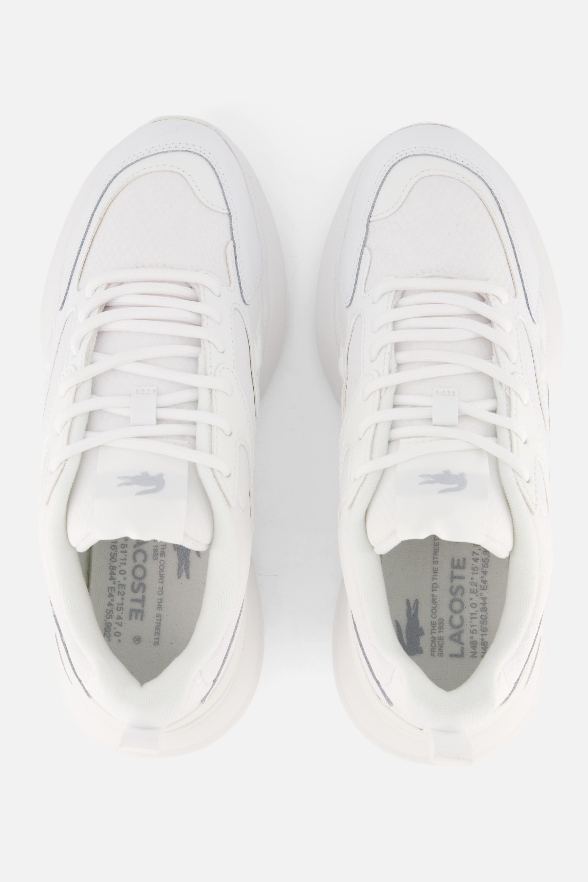 Lacoste L003 Evo Sneakers wit Textiel, foto 3