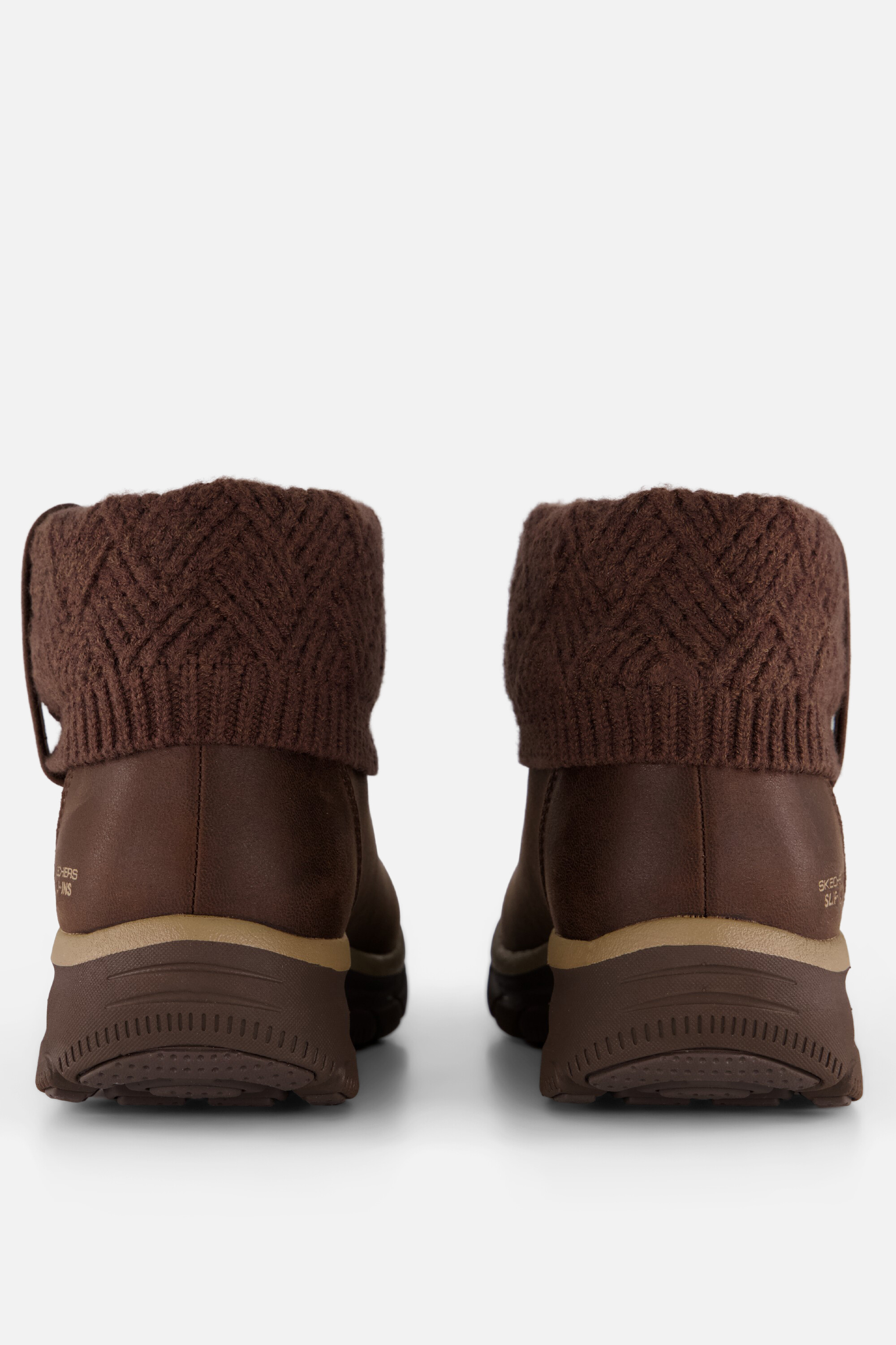 Skechers Slip-ins Easy Going enkellaarsjes donkerbruin, foto 3