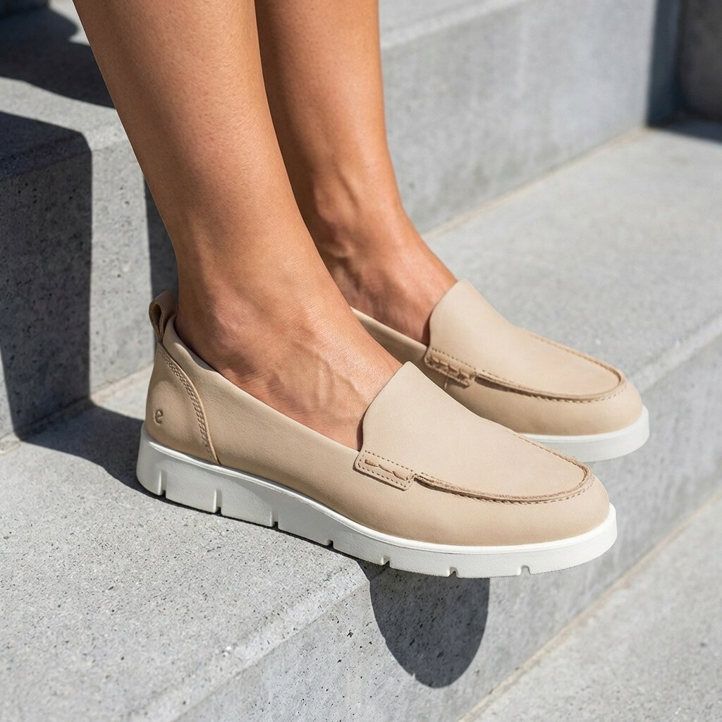 Ecco Ecco Bella Summer Instappers beige Nubuck