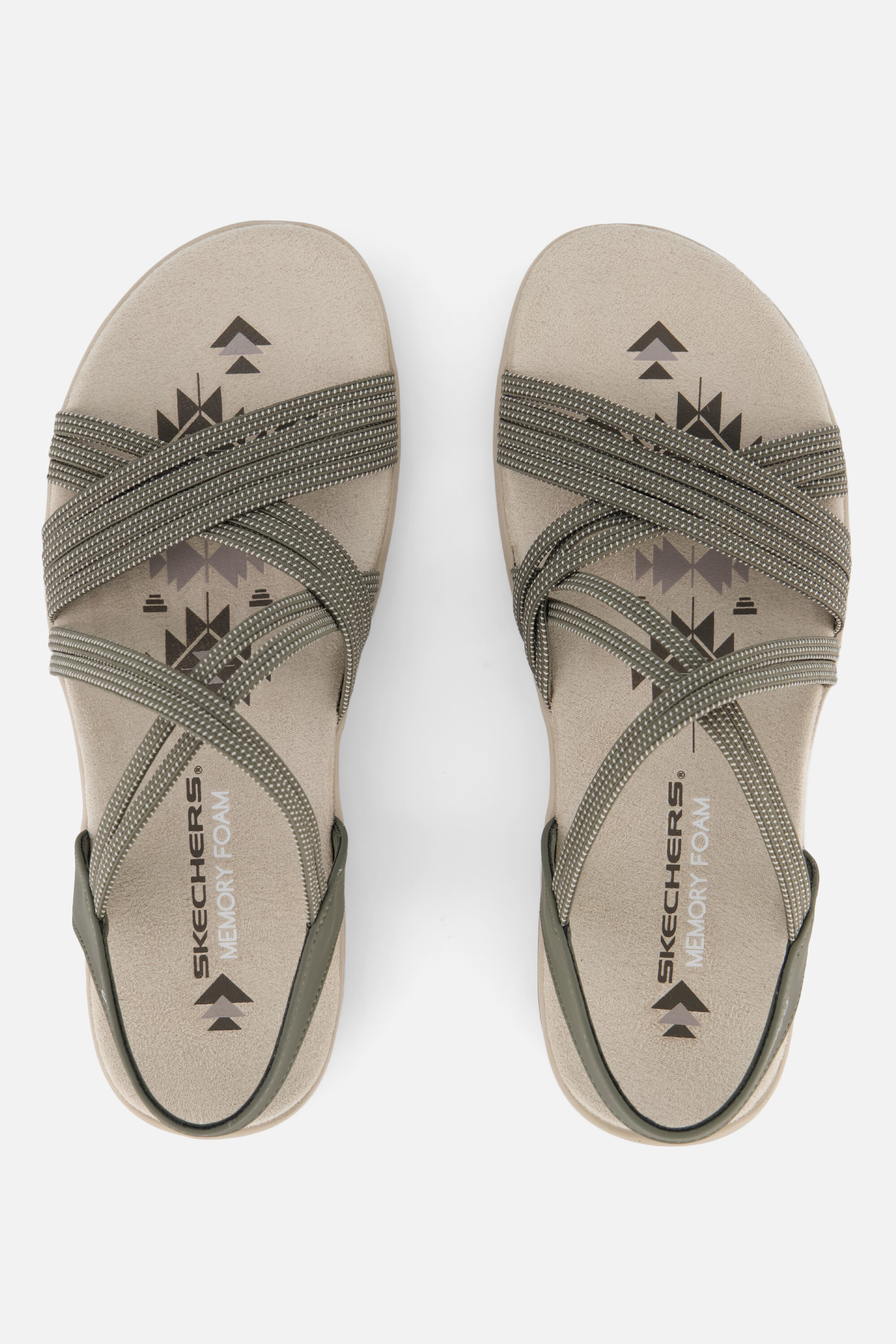 Skechers Reggae Slim Turn It Up sandalen groen, foto 3