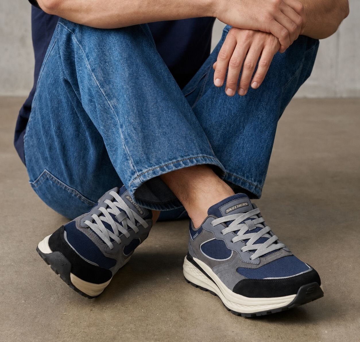 Skechers Skechers Slade Ultra Gage Slip-Ins bruin Suède