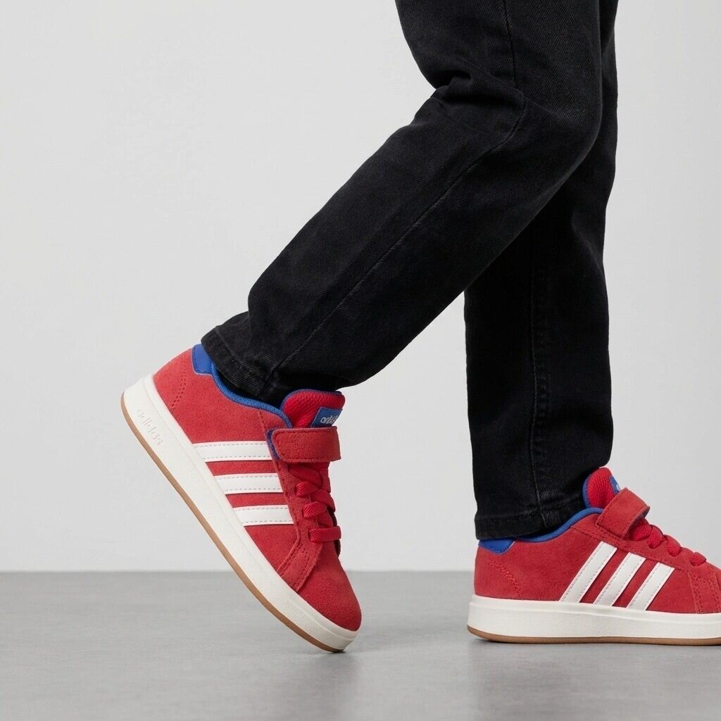 Adidas Adidas Grand Court 00 Sneakers rood Suede