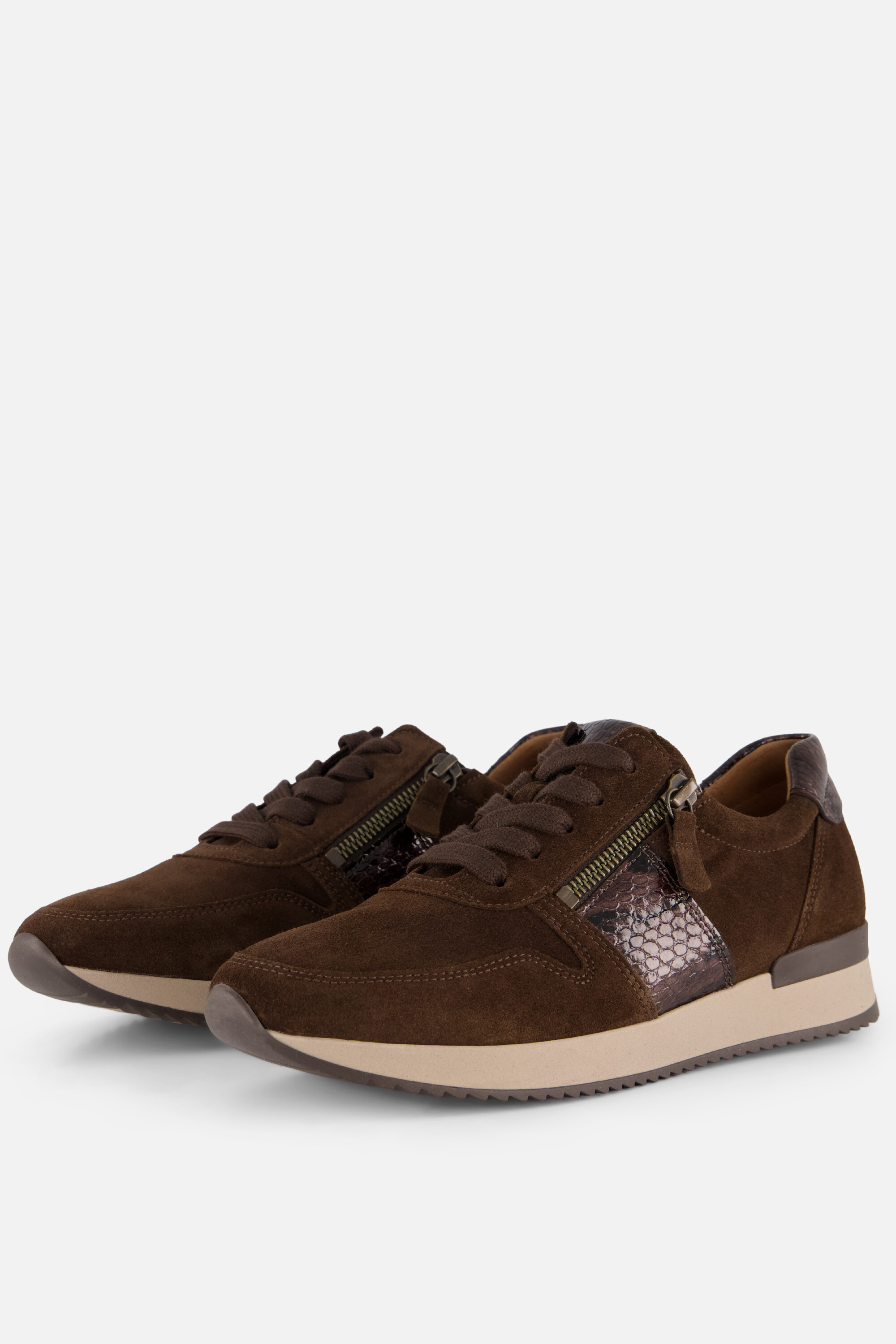 Gabor Gabor Sneakers bruin Suède