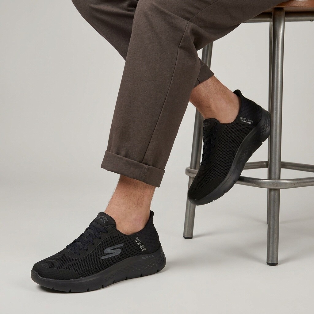 Skechers Skechers Slip-ins Go Walk Flex Instappers zwart