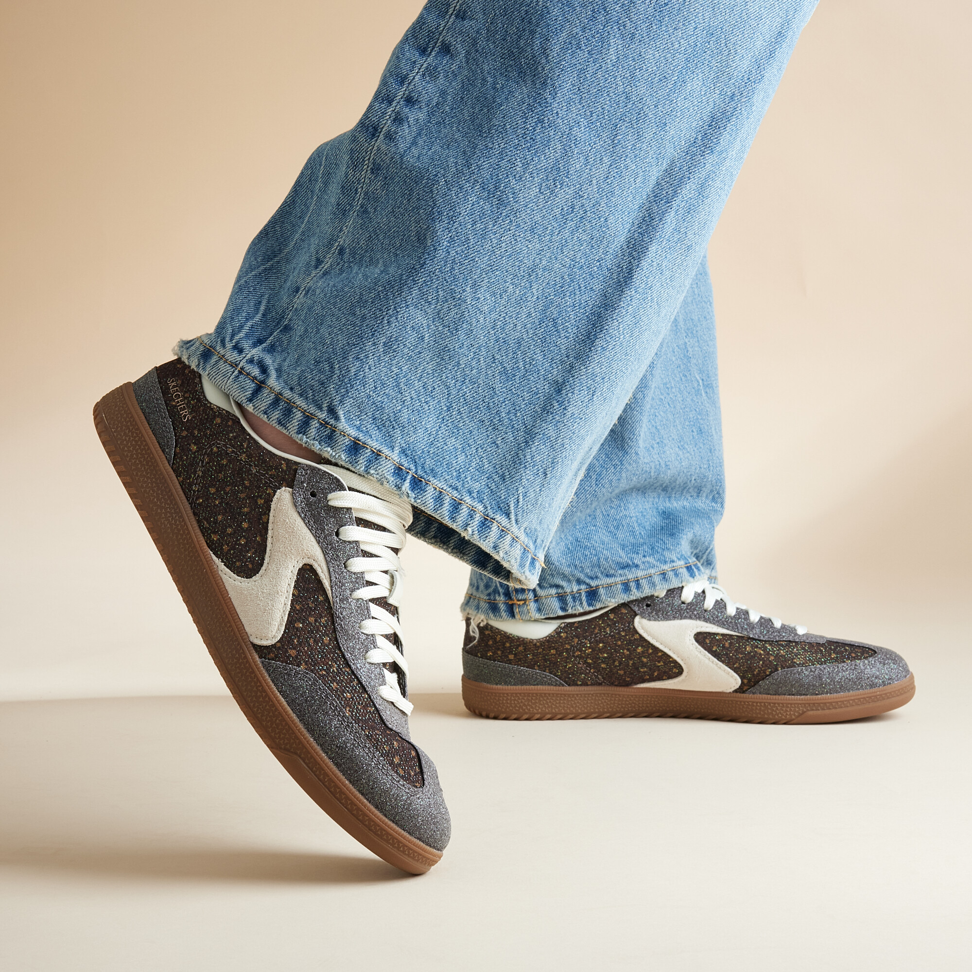Skechers Skechers Hotshot Leopard Magic Sneakers bruin