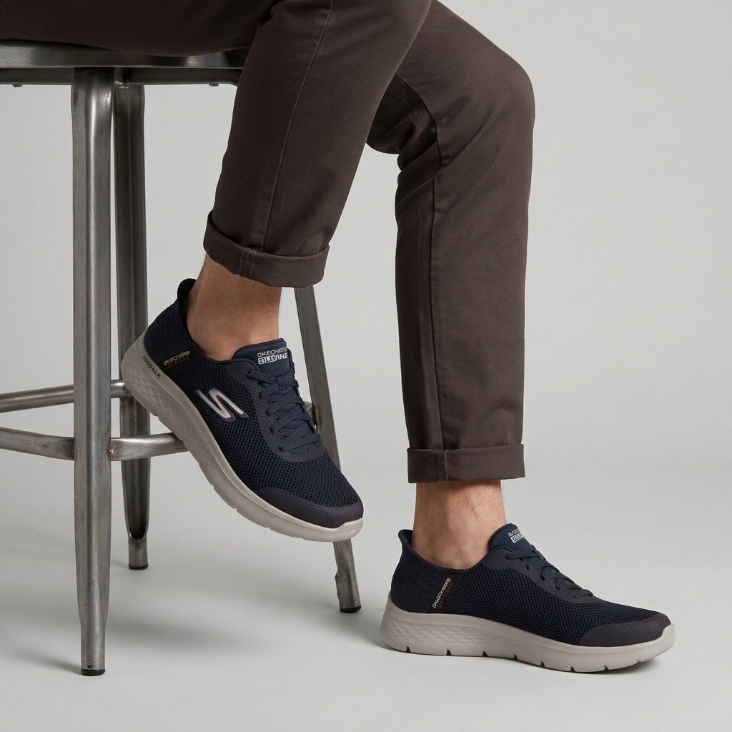 Skechers Skechers Slip Ins Go Walk Flex Instappers blauw