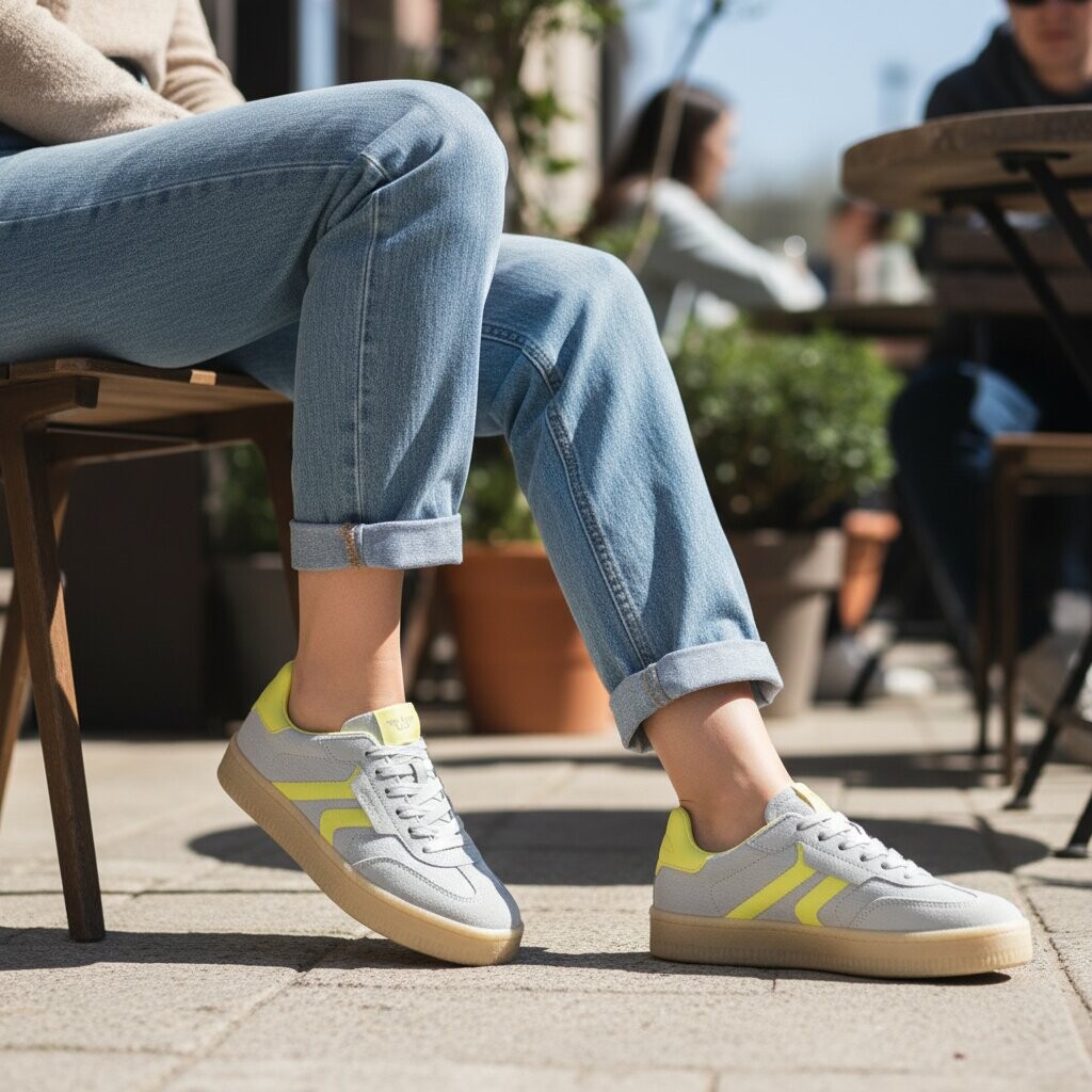 Tamaris Tamaris Sneakers blauw Suède