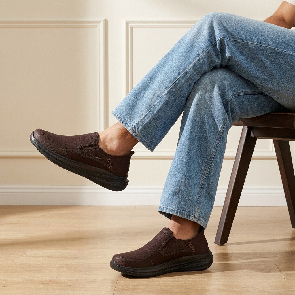 Skechers Skechers Slip-ins Relaxed Fit Instappers bruin