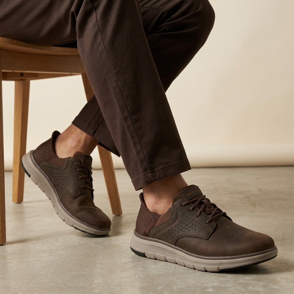 Skechers Skechers Slip-ins Orell Yates Instappers bruin