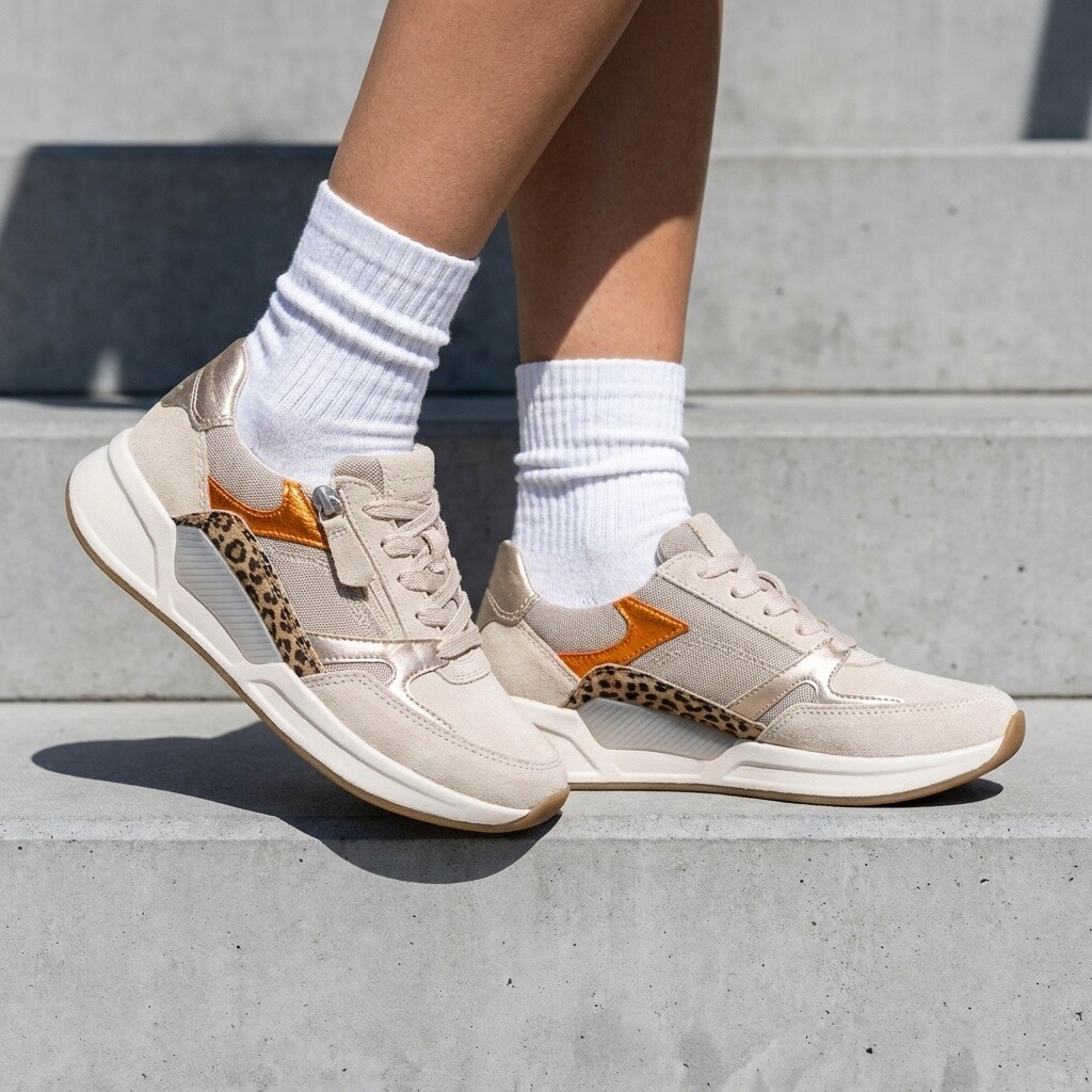 Gabor Gabor Sneakers Rollingsoft beige Suéde